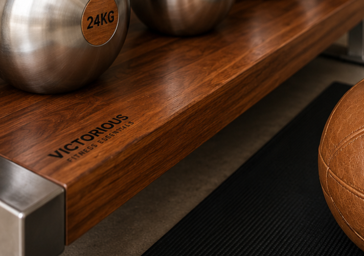 Type C Horizontal 2-Tier Kettlebell Rack — Made to Order