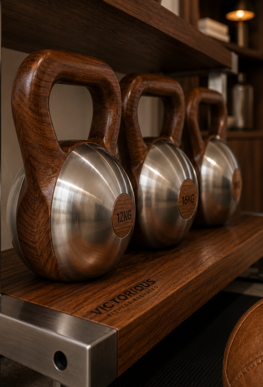Type C Horizontal 2-Tier Kettlebell Rack — Made to Order