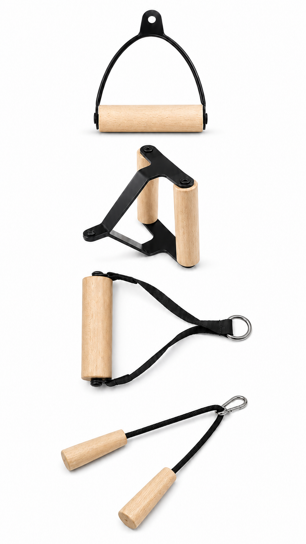 Wooden Cable Attachments | Victorious Fitness Essentials
