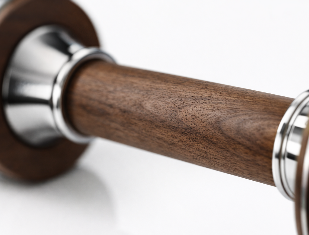 Wooden Adjustable Dumbbells Set