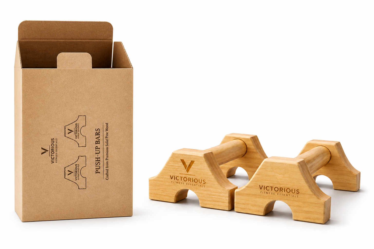 Wooden Push Up Bars