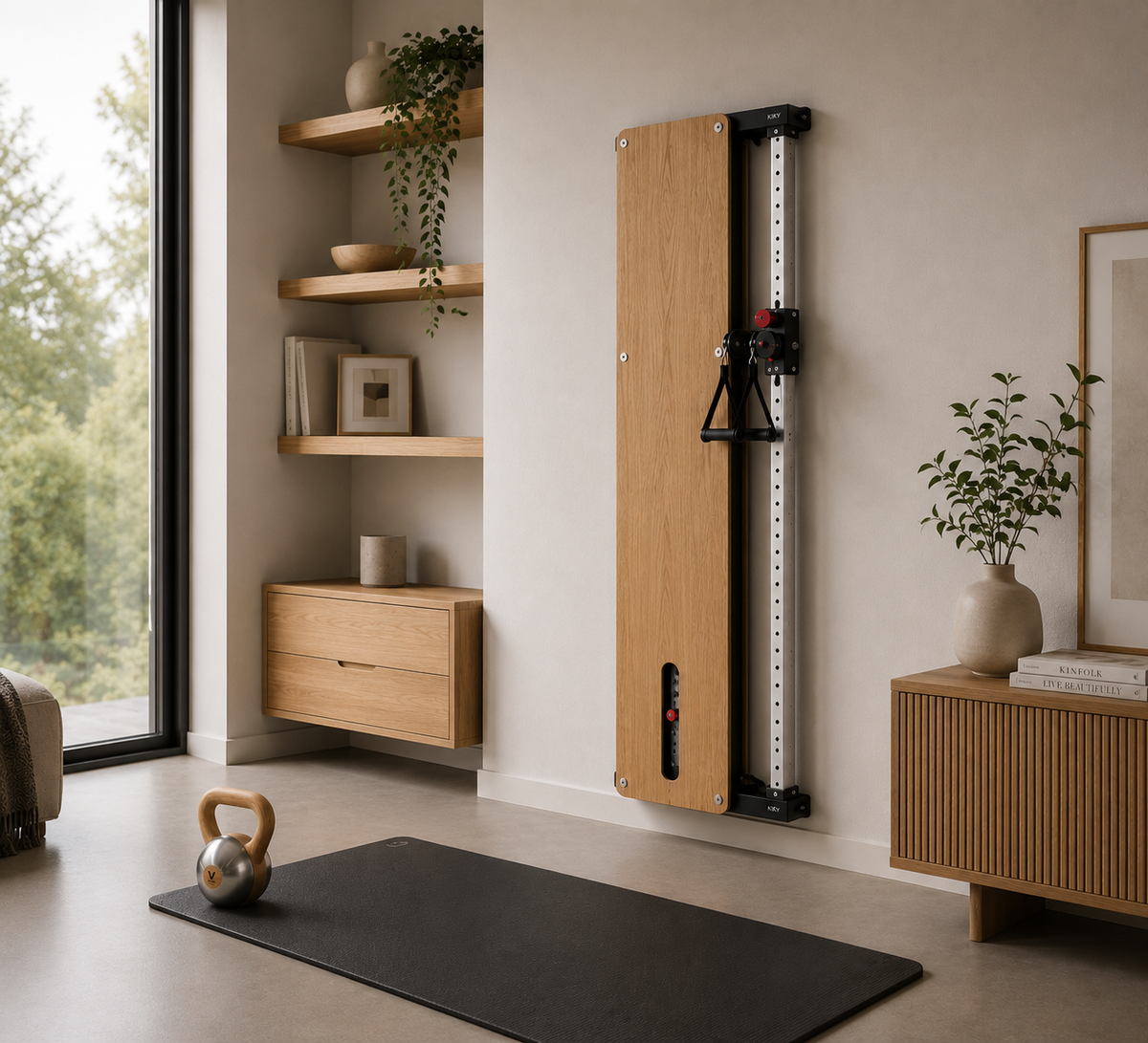 Slim Wall-Mounted Cable Machine